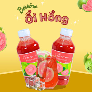 Sinh tố ổi hồng Berrino Red Guava Crush 1L