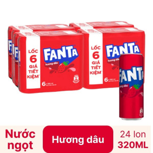 Nước ngọt Fanta 320ml thùng 24lon