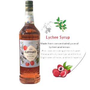 Sirô Vải Giffard Lychee Syrup 1L