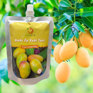 Nước ép xoài Juicy V Fresh Mango Juice 250ml