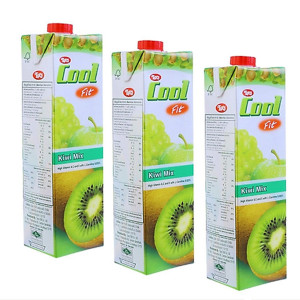 Nước ép kiwi & trái cây Tipco Cool Fit Kiwi Mix 1 lít