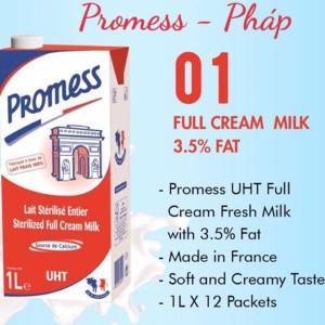 Sữa tươi nguyên kem Promess 1 lít