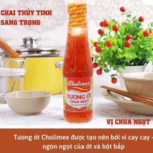 Tương ớt chua ngọt Cholimex chai thủy tinh 270g