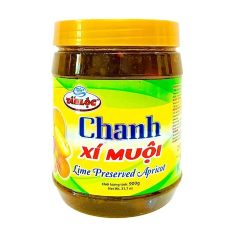 Chanh xí muội Tấn Lộc Lime Preserved Apricot 900gr