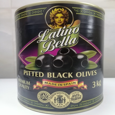 Quả Ô Liu Đen Tách Hạt Latino Bella 3KG F122171