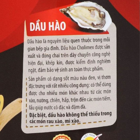 Dầu hào Cholimex chai 350g