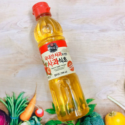 Giấm táo Beksul Hàn Quốc 500ml