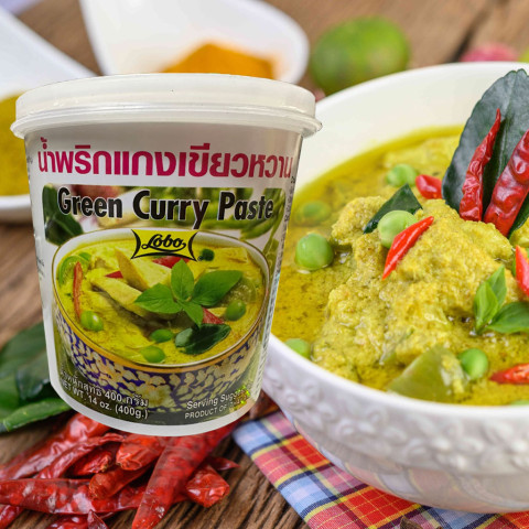 Gia vị cà ri xanh Lobo Green Curry Paste 400g