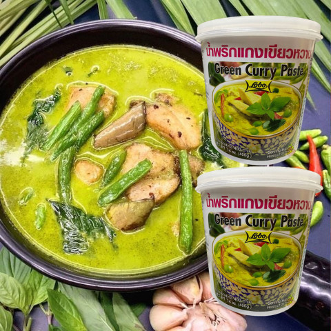 Gia vị cà ri xanh Lobo Green Curry Paste 400g