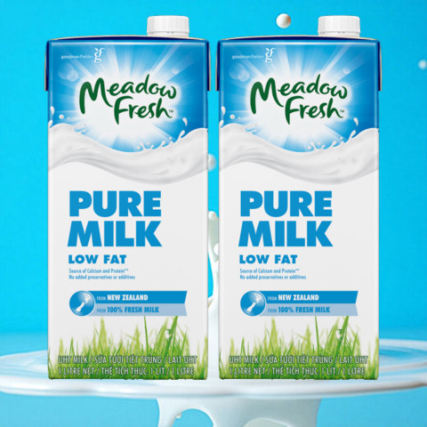 Sữa tươi tiệt trùng ít béo Meadow Fresh 1 lít