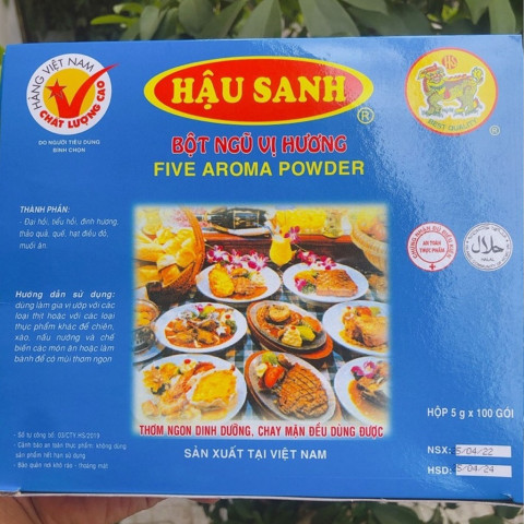 Bột Ngũ Vị Hương Hậu Sanh 5g