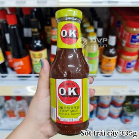 Sốt Ok - Colman's OK Fruity Sauce 335gr