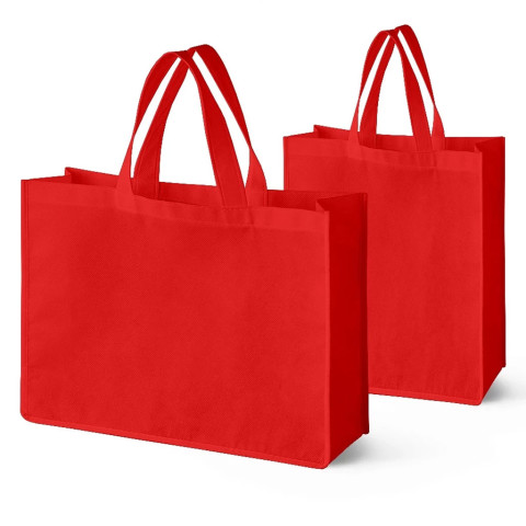 Túi vải đỏ 35x40x20