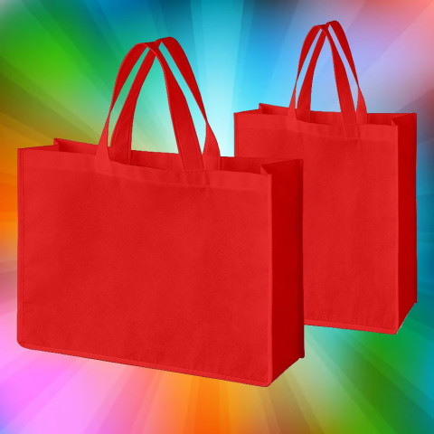 Túi vải đỏ 35x40x20