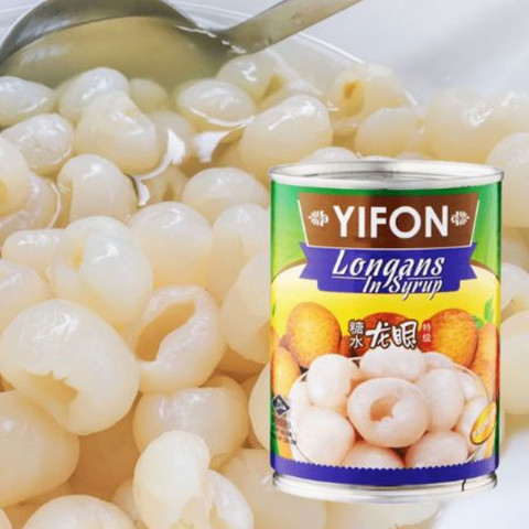 Nhãn đóng lon Longans In Syrup 565g