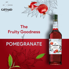 Sirô Lựu Giffard Pomogranate Syrup 1 lít