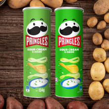 Khoai Tây Chiên Pringles Sour Cream & Onion 134g