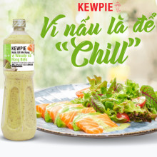 Nước xốt mè rang vị Wasabi và rong biển Kewpie 1 lít