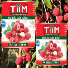 Vải Thiều Ngâm Nước Đường TIM 560g