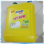Nước rửa chén POWER100 tiết kiệm hương chanh can 9kg