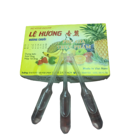 Tinh dầu chuối hộp 10 ống 5ml