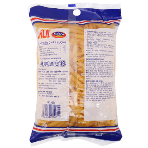 Nui ống Safoco 400g