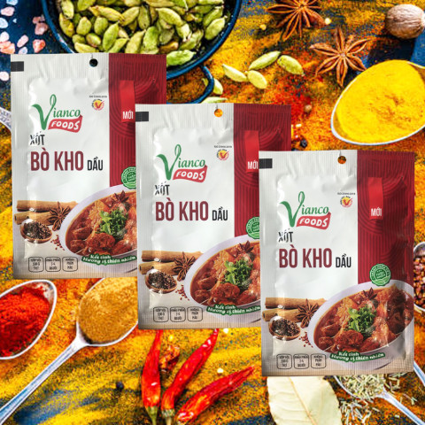 Sốt bò kho dầu ViancoFoods 18gr
