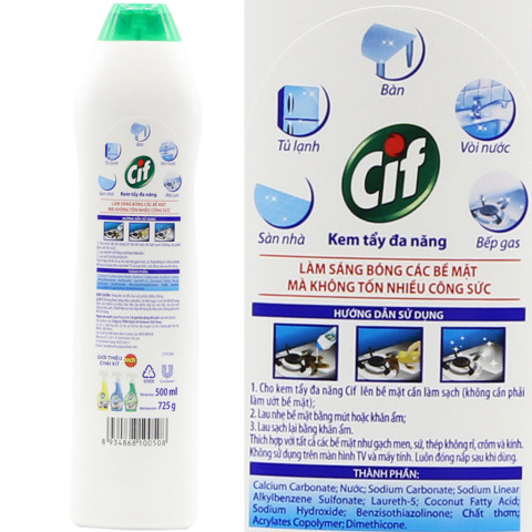 Kem tẩy đa năng Cif chai 500ml