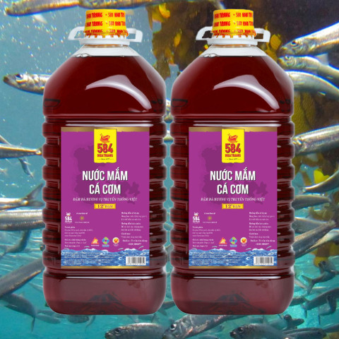 Nước mắm Cá cơm 584 Nha Trang 12N 5 lít