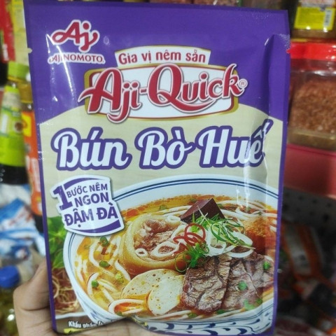 Gia vị nêm sẵn Aji-Quick bún bò Huế 59g