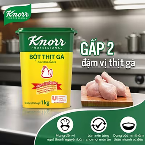 Bột thịt gà Knorr Chicken Powder 1kg