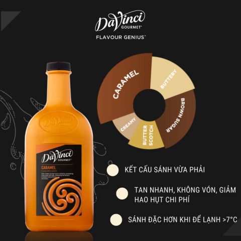 Sốt DaVinci Gourmet Caramel Sauce 2L