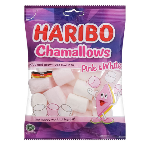 Kẹo xốp Haribo Chamallows Pink & White 70g F122372