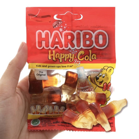Kẹo dẻo hình chai Haribo Happy Cola 30g