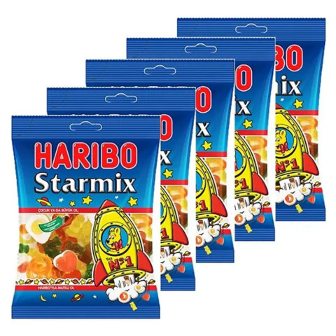 Kẹo dẻo Haribo Star Mix 80g