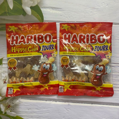 Kẹo dẻo chua ngọt Haribo Happy Cola Sour Fresh 80g