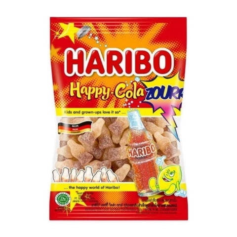 Kẹo dẻo chua ngọt Haribo Happy Cola Sour Fresh 80g