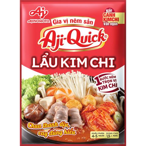 Gia vị nêm sẵn lẩu kim chi Aji-Quick gói 46g