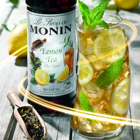 Siro trà chanh Monin Lemon Tea Syrup 700ml