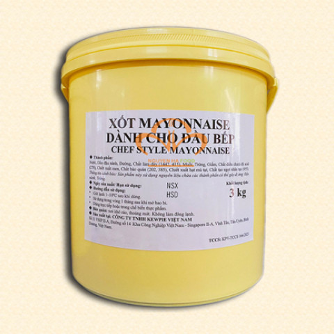 Sốt Mayonnaise Dành Cho Đầu Bếp Kewpie Chef Style 3kg