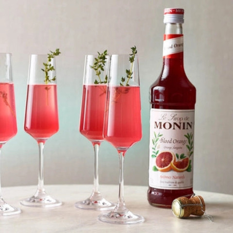 Siro Cam Đỏ Monin Blood Orange Syrup 700ml 