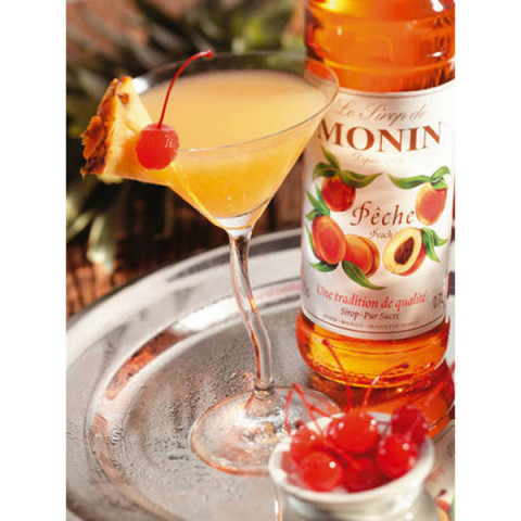 Siro Đào Monin Peach Syrup 700ml