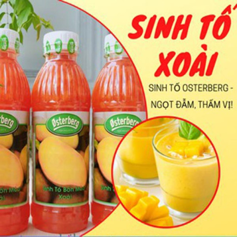 Sinh tố xoài Osterberg Mango 1L