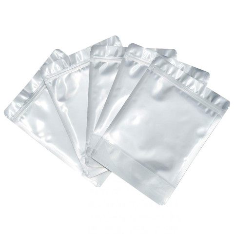 Bao zip mặt trong mặt bạc 20x28
