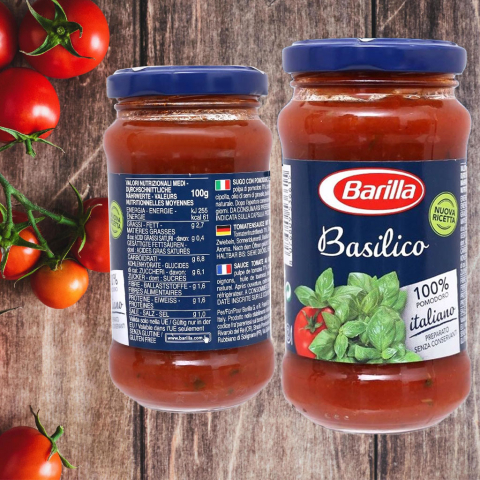 Sốt cà chua húng tây Barilla Basilico 200g F122929