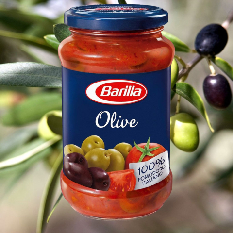 Sốt cà chua ô liu Barilla Olive 400g F100411