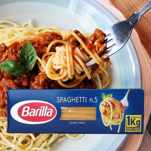 Mỳ sợi các cỡ Barilla Spaghetti hộp 1kg F122517 