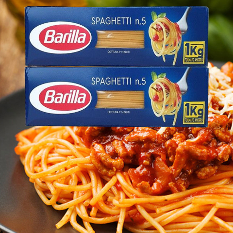 Mỳ sợi các cỡ Barilla Spaghetti hộp 1kg F122517 