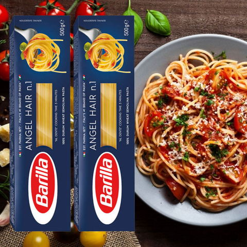 Mì sợi hình ống Barilla Angel Hair 500g F122255