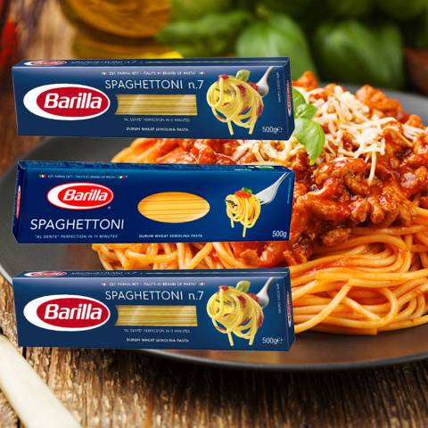 Mỳ sợi lớn các cỡ Barilla Spaghettoni 500g F103028